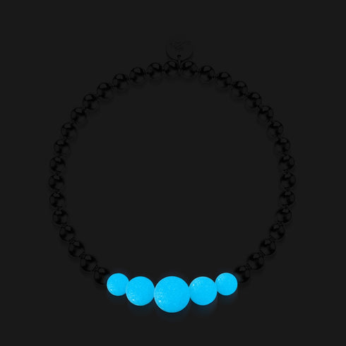 outremer | Argent | Bracelet d'expression en céramique Lumos